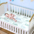 Burbuja 28x52 Baby Cooling Mat Cute Whales Bed Pad Ice Silk Cool Mat for Crib Mattress, Sleeping Pad with Pillowcase