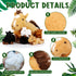 5 18 Inches Mommy 4 Set Lenwen Pcs Horse Stuffed Animals Large Horse Plush with Babies in Zippered Belly Nurturing