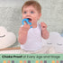 Teething Toys for Babies Age 0 to 6 Months - Baby Elefun 5X Pain Relief Smart Teether - Silicone Baby Teething Toy Ring