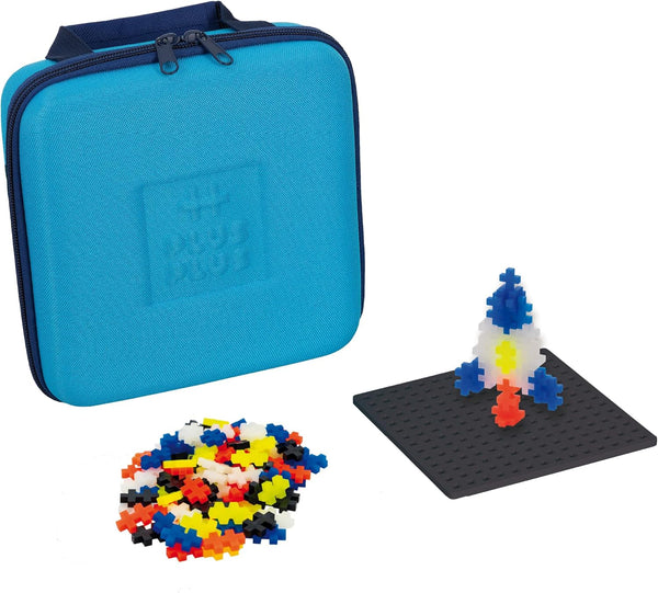 PLUS PLUS Travel Case - 100 Piece Glow Mix, Mini Interlocking Building