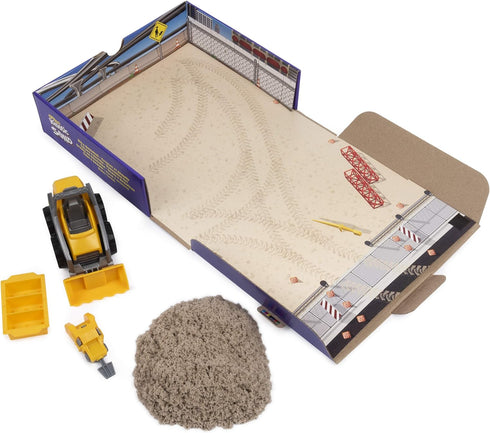 Kinetic Sand Dig & Demolish Playset, 1lb with Toy Truck, Sensory Toys for Kids Ages 3 and Up