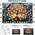 500 16.7x11.1 Qiuenisray Mother's Day Wooden Puzzles for Adults Pieces, Mosaic Tree of Life Jigsaw Puzzles, Beautiful