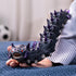 10 7+ 70830 schleich Eldrador Creatures - Shadow Worm Action Figure with Movable Body - Spiked Bug Monster Toy
