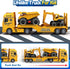 3 4 5 6 25" Truck,3 1 3 4 5 6 SpringFlower Toddler Boy Toys, Construction Carrier Toy with Excavator and Dump in Truck