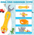 196 5 6 7 8 PCS Cardboard Cutter for Kids, Reusable Safe Cardboard Tools for Kids with Box, Gloves, Screws, Connectors
