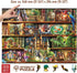 1000 21,25 15,5 WOODEN.CITY Wooden Puzzles for Adults Pieces - Stories on Every Shelf Bookshelves Scene | Made in EU |