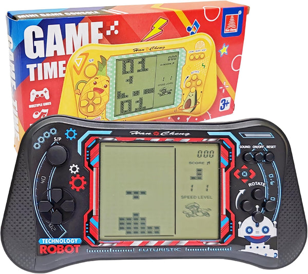 Brick Game Console - 4.3" Large Screen Handheld Game Console with 23 Classic Mini Games for Adults or Kids (Black)