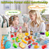 Sets Playset 3+ Pretend Play Food for Toddlers, Kids Grocery Store with Shopping Bags,Calculator, Cutting Play Food