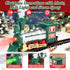 SHXYKZ Set, Set, 2 Hanging Christmas Train Under The Christmas Tree Train Toy Train for Christmas Tree with Real