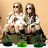 6 Pcs Army Camo Party Decorations - Military Themed Honeycomb Centerpieces for Birthday Baby Shower Table Decor