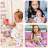 JIZHI Lifelike Reborn Baby Dolls - 17-Inch Soft Body Realistic-Newborn Dolls with Feeding Kit Gift Box