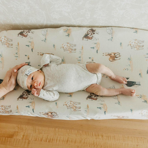 Montana Premium Knit Diaper Changing Pad Cover - Soft and Stylish