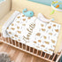 Novusopt Personalized Baby Blanket Custom Bunny Flannel Blanket with Name Sublimation Receiving Lightweight Girl Rabbit