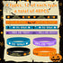 Lesnala 48 Pcs Halloween Silicone Wristband, 4 Classic Styles for Kid Holiday Gifts, Party Favor and Goodie Bag Fillers
