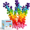 Clip Connect 100 Pieces, Diameter 1.5", Interlocking Solid Plastic Building Blocks Set for Early STEM Education