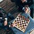 3 in 1 Board Game Set - Wooden Chess, Checker, and Backgammon, Classic Travel Toy Gift for Kids and Adults