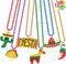 JOYIN 12 PCS Cinco de Mayo Fiesta Necklaces, Bead Mexican Birthday Party Favors & Decorations