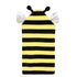 Hudson Baby Unisex Cotton Hooded Towel in Yellow Bee - One Size