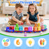 Set 2-4, Counting 1 2 3 Train for Toddlers Electric Toy Train with Farm Animals & Music & Lights, Montessori & Sorting