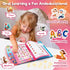 CITSKY 2 3 4 5 2-5 Toddler Toys for Year Old Girls: Interactive Sensory Learning Busy Book with Sounds, Alphabet