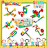 ZOZOPLAY STEM Toys Tube Locks, 72 Piece Educational Building Block Set with Wheels for Boys Girls