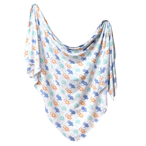 Copper Pearl Large Premium Knit Baby Swaddle Receiving Blanket Max