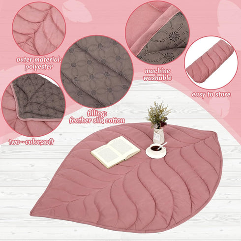 56 42 Inch Funtery Baby Play Mat x Cotton Crawling Cushion Cotton Nursery Rug Large Thick Soft Reversible Washable