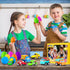 MGparty 12 Pack Prefilled Easter Eggs with Car Toys for Kids Toddlers Bulk Plastic Eggs Pull Back City Truck Vehicles