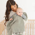 6-Layer 30" 40" Crane Baby Green Muslin Baby Blanket, Cotton Baby Swaddle, Soft Cotton Lightweight Nursery and Stroller