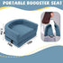 5.3inch ROYALAY Toddler Booster Seat for Dining Table, Adjustable Height Booster Seat Pad for Kids Chair, Portable