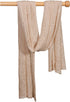 Matissa Newborn Baby Photography Prop, Swaddle Cheesecloth Knit Crochet Wrap, 16 Colors Available (Beige)