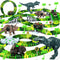 Dinosaur Toys for Kids 3-5, Glow in The Dark Flexible Train Track