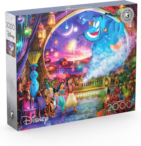 Aladdin Jigsaw Puzzle - 2000 Pieces by CEACO - Challenging Puzzle for Game Nights