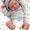 Anano Reborn Baby Dolls Boy, 18 in Realistic Baby Doll, Silicone Babys
