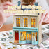 Flever Dollhouse Miniature DIY House Kit Creative Room with Furniture for Romantic Valentine's Gift (Paris Gift Store)