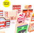 20 Set Community Pc Wooden City Play - Wooden Town Buildings and Street Signs for Play Mats, Toy Cars and Trains