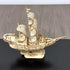MPIUET 3D Sailboat 3D Wooden Puzzle for Adults, Sailship Model Kits to Build, Jigsaw Brain Teaser Puzzles, No Glue
