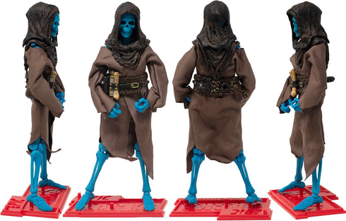 1:12 Boss Fight Studio Epic H.A.C.K.S. Grim Spectre Skeleton Action Figure Highly Articulated Collectible Figurine
