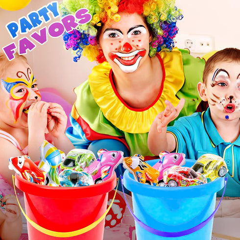 50 Pcs Mini Pull Back Toy Cars, Party Favors for Kids, Small Racing Car Carnival Prizes, Birthday Toys for Girls Boys