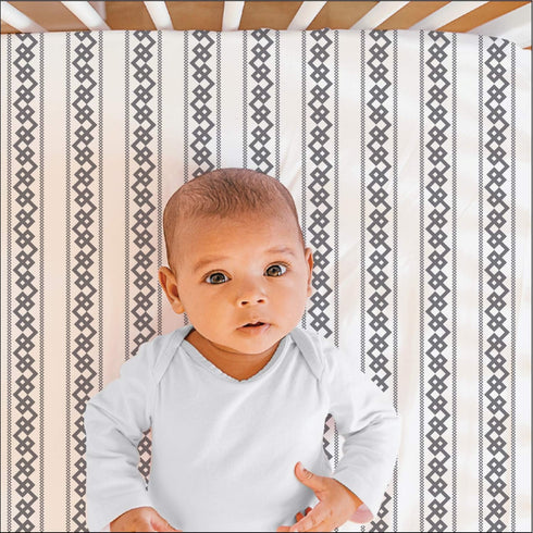 2-Pack Set The Peanutshell Fitted Crib Sheet - Super Soft & Breathable Baby Girl or Boy Crib Sheets, Nursery Decor, Fit