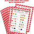 chiazllta Christmas Party Games, Song Guessing Activity for Adults Groups Coworkers, Xmas Themed Holiday Fun for 30