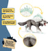 5PC Set Playset 7+ 72179 Schleich Eldrador Creatures - Fantasy Creature - Ice Wolf, Lava Hound, Rock Beast and Sword