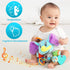 Multifunctional Luminous Plush Elephant Baby Music Toy, with 12 Songs and Various Sounds of Nature, Equipped with Suspension, as a Teething Toy, Apply for Car Seats, Cribs and Strollers