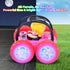 360 3-8, Cartoon Girl Driver RC Stunt Car for Kids Flips, Music & Lights, USB Rechargeable Remote Control Car Toy