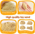 Kit,2.2lbs Sand,8 Vehicles,1 Sandbox,8 Signs,6 Molds,1 3+ Play Construction Sand Magic Alloy Construction Inflatable