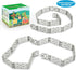 64PCS Toymany Mini Toys Fence for Farm Animals - Tiny Horse Corral Plastic Fencing for Farm Barn Paddock Horses
