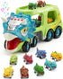 Cozycharm 9 in 1 Dinosaur Toys for Boys, Dinosaur Transport Truck with 8