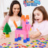 Kids 600pcs Set Building Blocks Construction Toy, Learning Playset STEM Educational Kit for Preschool Kindergarten