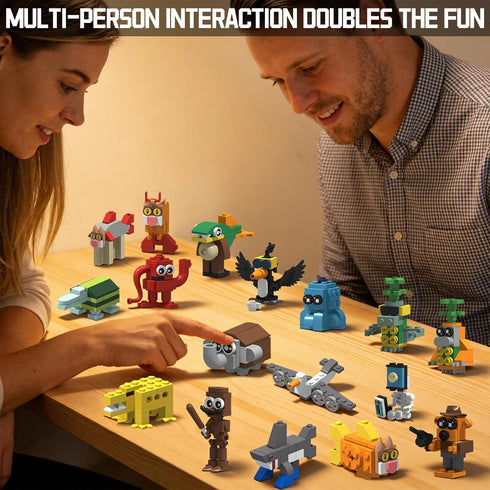 Myth Qholve 17 1 Italian Brain Rot Unique Cartoon Characters Building Blocks in Educational & Entertaining Gift Idea