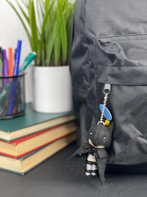 Watchover Voodoo 3-Inch Dark Hero Boy Keychain - Handcrafted Gift for Good Luck and Positivity Everywhere